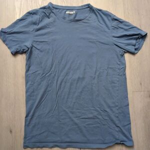 Lacoste Men's Crew Neck Loose-Fit Big Logo T-Shirt In Light Blue Size XXL